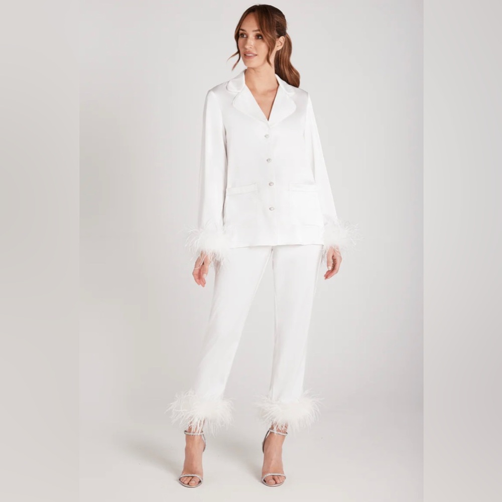 Nadine Merabi Darbie White Pajamas